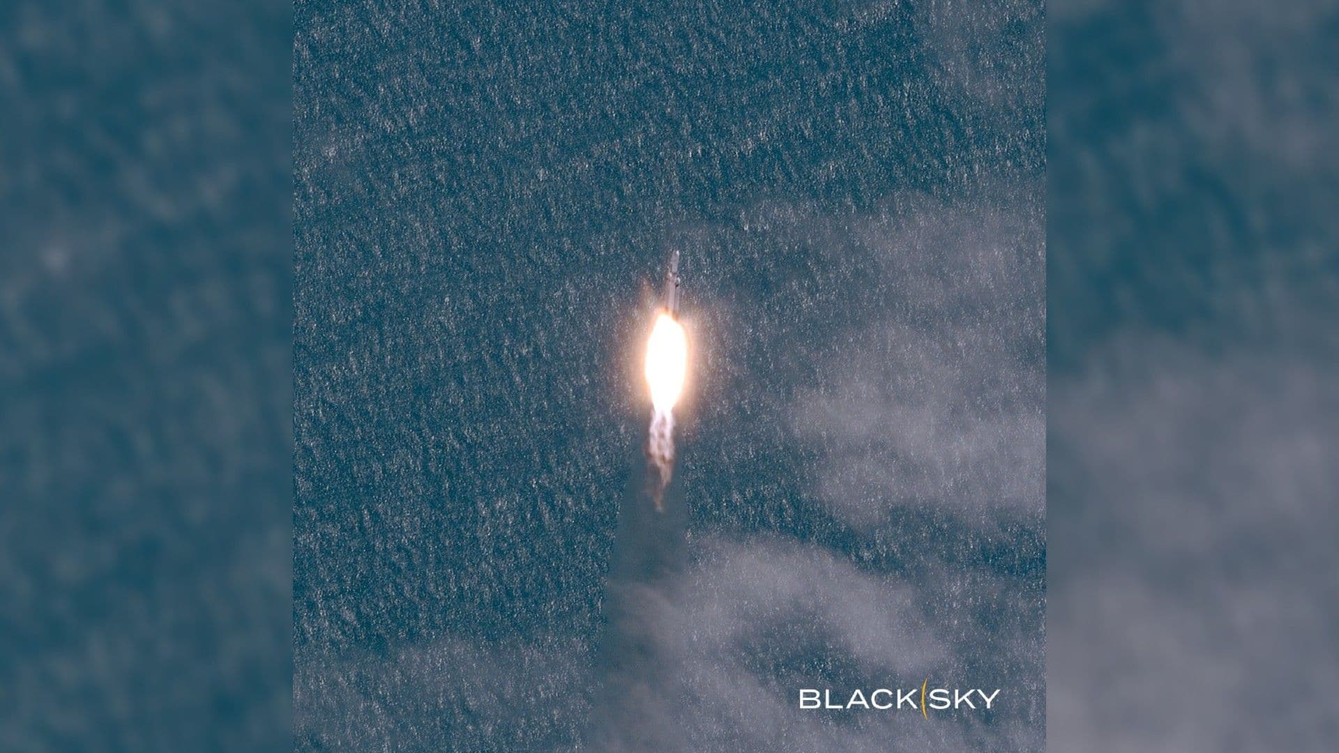 SpaceX Falcon Heavy launch seen from space (satellite photos) - Space
