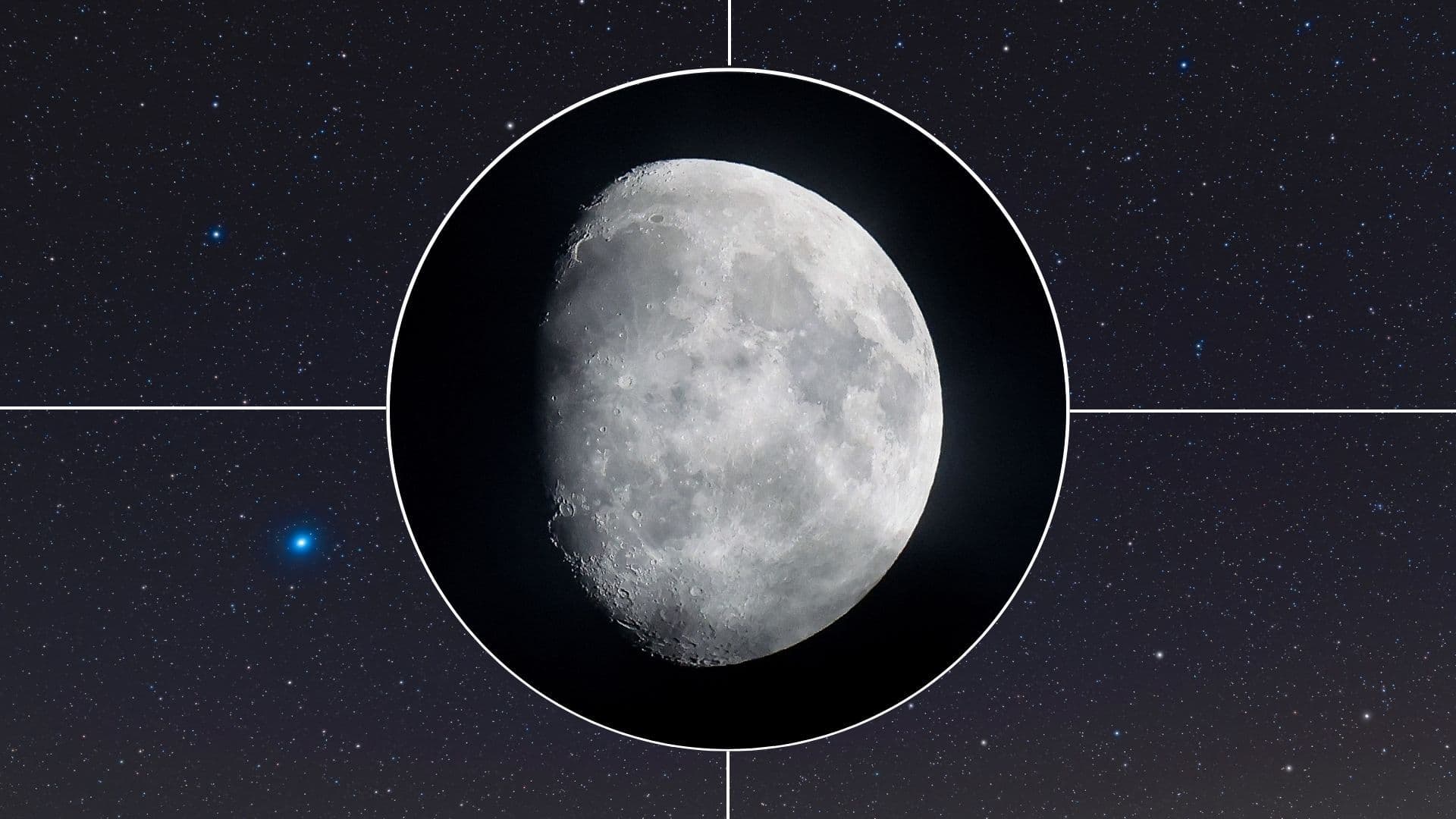 What is the blue-white star next to the moon tonight? - Space