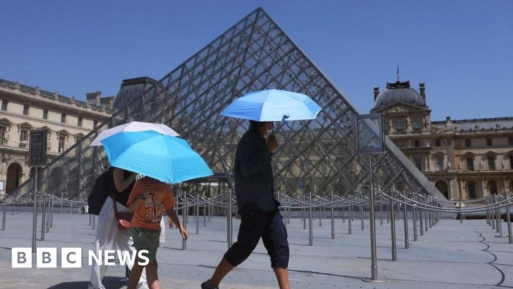 Europe heatwave: Power outages hit France as it records hottest day since measurements began - BBC