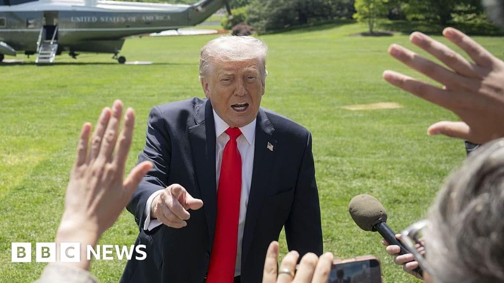 Trump tells Congress ceasefire means he does not need their approval for Iran war - BBC
