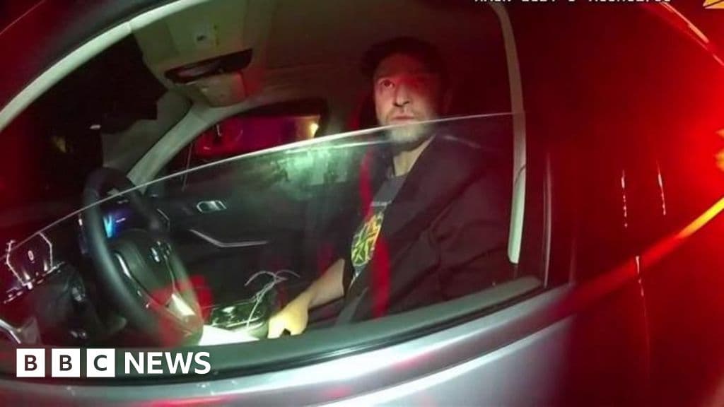 Bodycam footage of Justin Timberlake's 2024 drink-driving arrest released - BBC