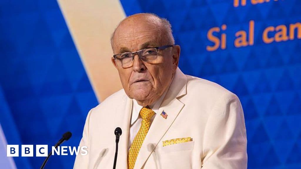 Rudy Giuliani in critical condition in hospital - BBC