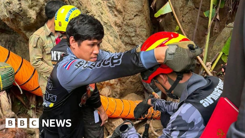 Five people found alive after week trapped in flooded Laos cave - BBC