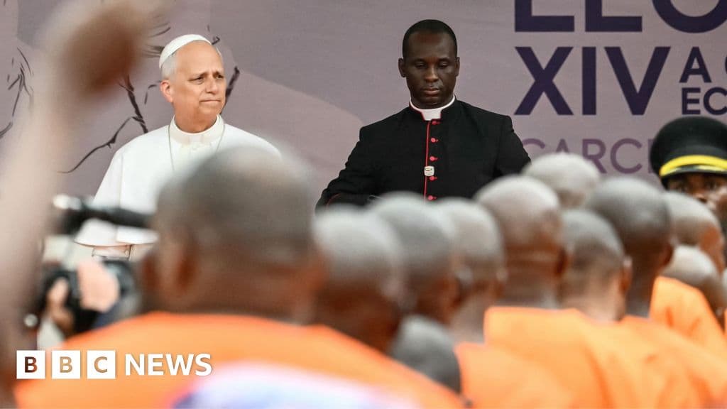 Pope Leo criticises Equatorial Guinea prisons as he winds up Africa tour - BBC