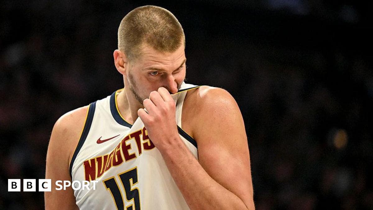 NBA results: Nikola Jokic's Denver Nuggets defeated by Minnesota Timberwolves - BBC
