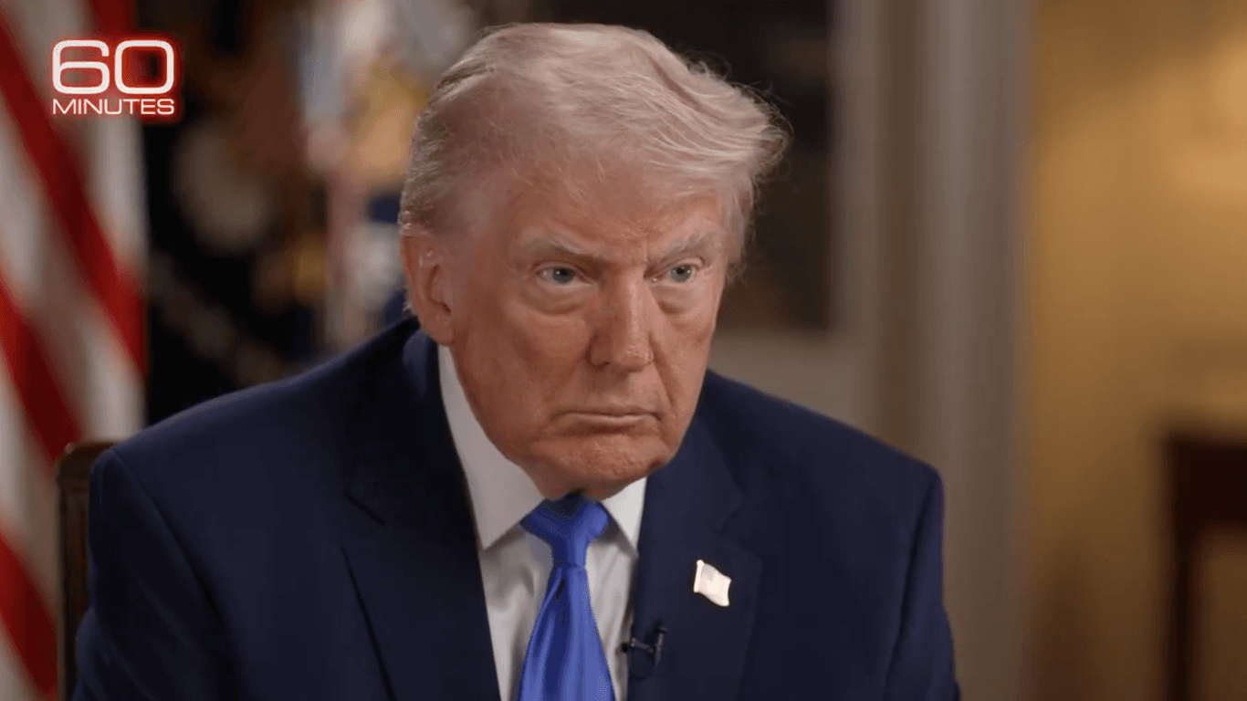 Trump lashes out at "60 Minutes" for asking about gunman manifesto allegations - Axios