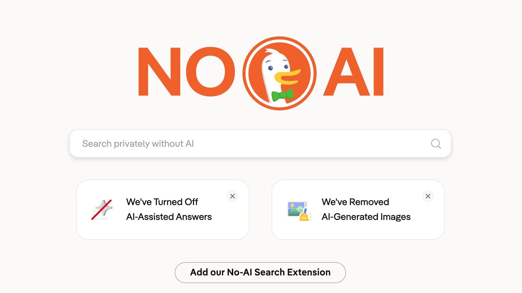 DuckDuckGo's 'No AI' Search Traffic Climbs as Users Reject Google's AI Overhaul - MacRumors