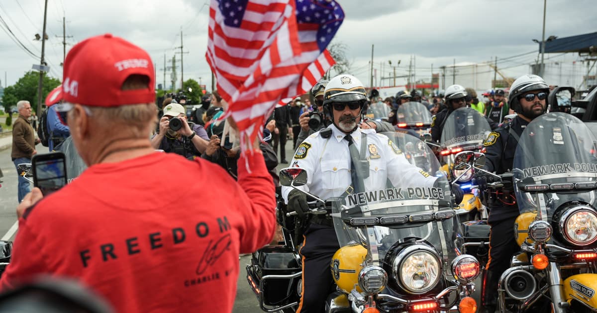 Dueling protests face off at New Jersey ICE detention center over detainee conditions - NBC News
