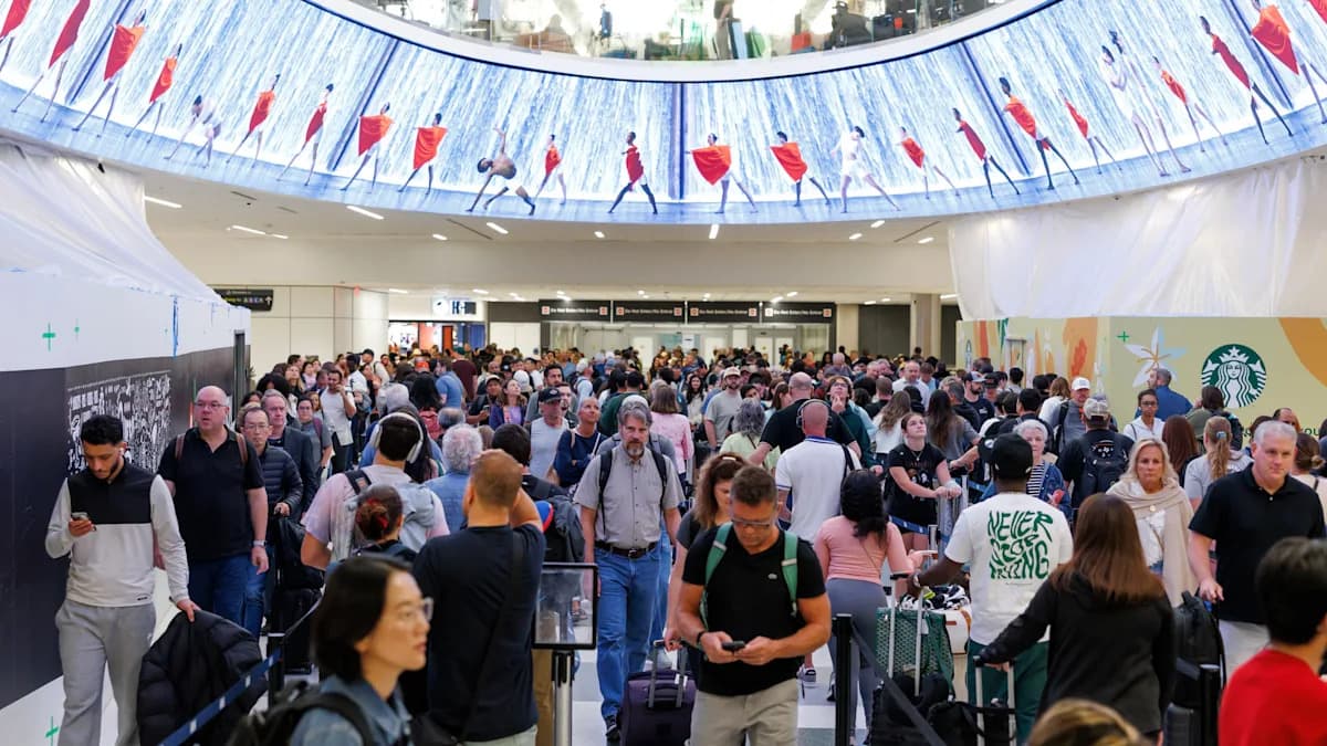 Airport wait times won't return to normal until Congress reaches a deal to pay TSA. Here's why they still can't come to an agreement. - Yahoo