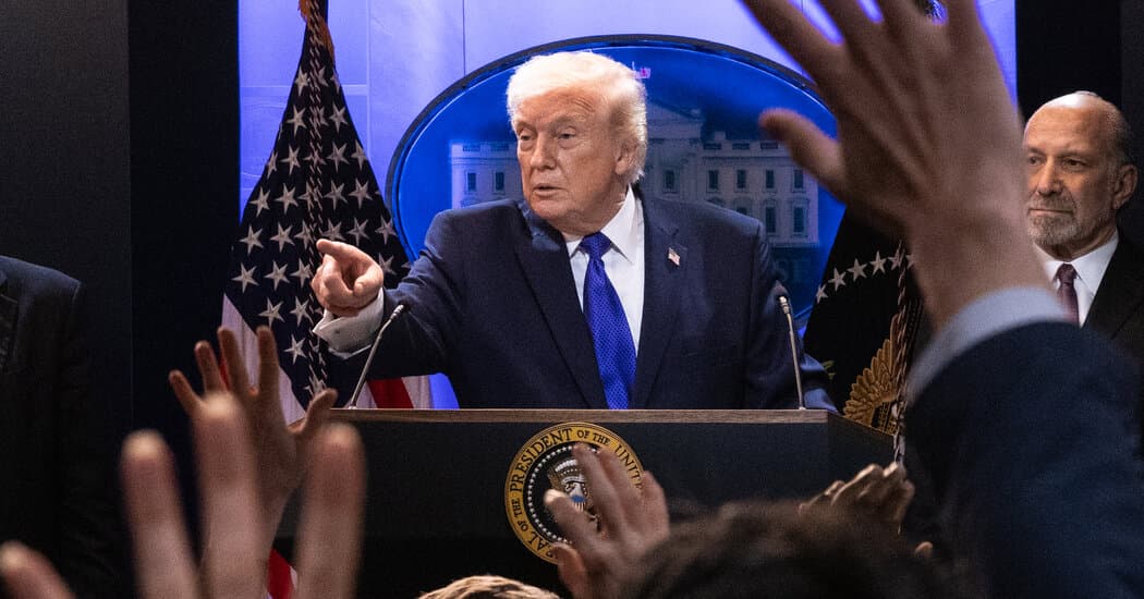 Trump Aides Project Confidence on Tariffs After Court Loss (New York Times)